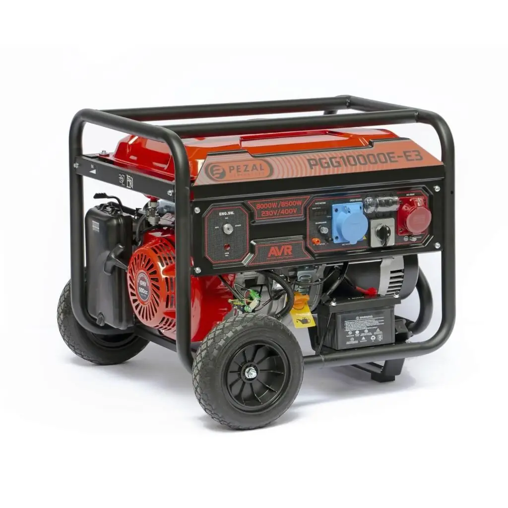 8.5 kW Dual Çıkışlı Benzinli Portatif Jeneratör – Marşlı, AVR Destekli ve Yüksek Performans